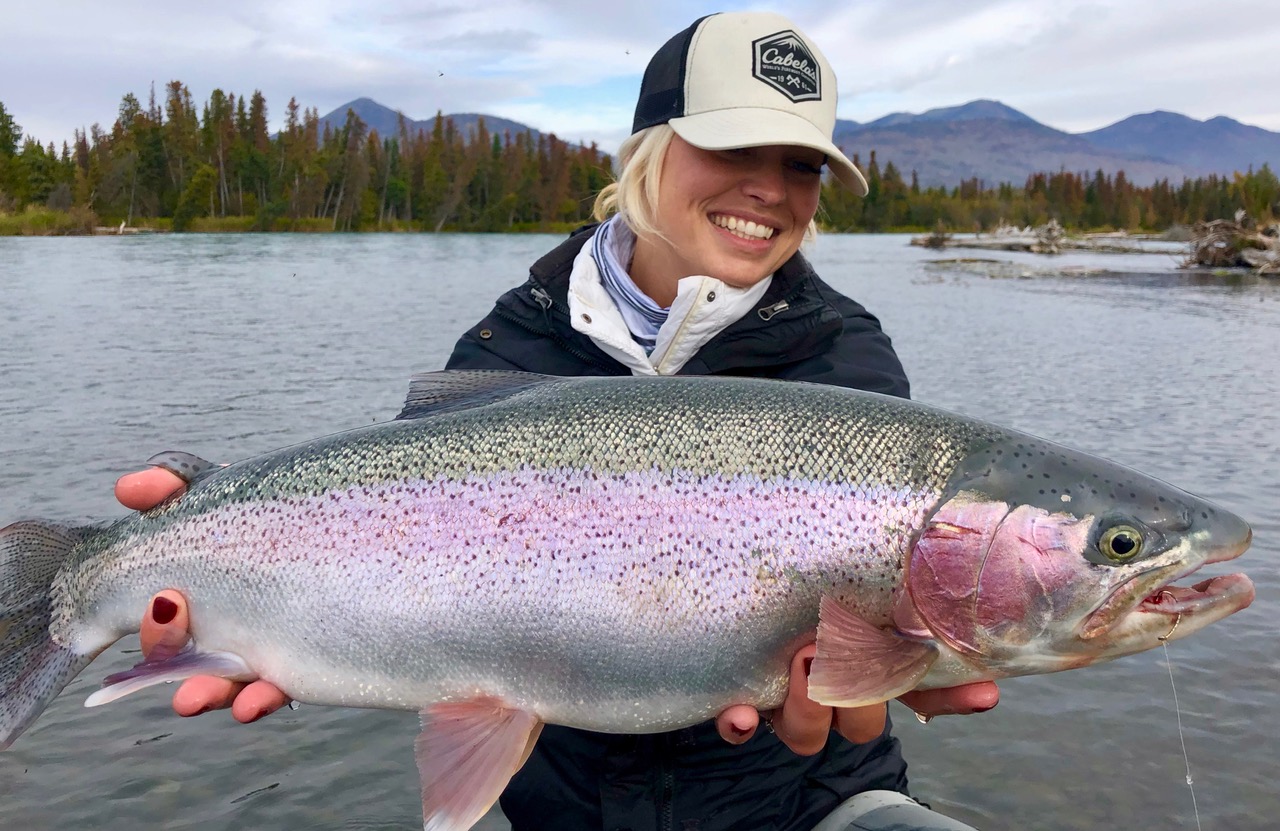trophy rainbow trout fly fishing