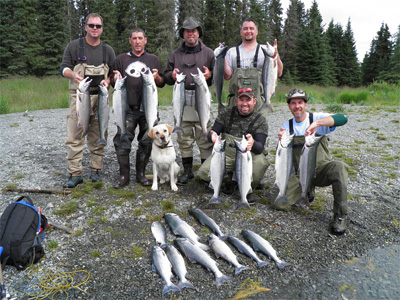 Sockeye salmon fishing